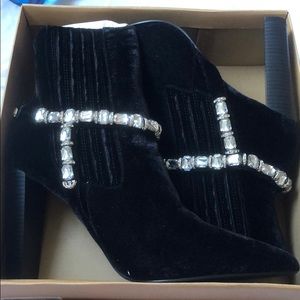 black velvet boots